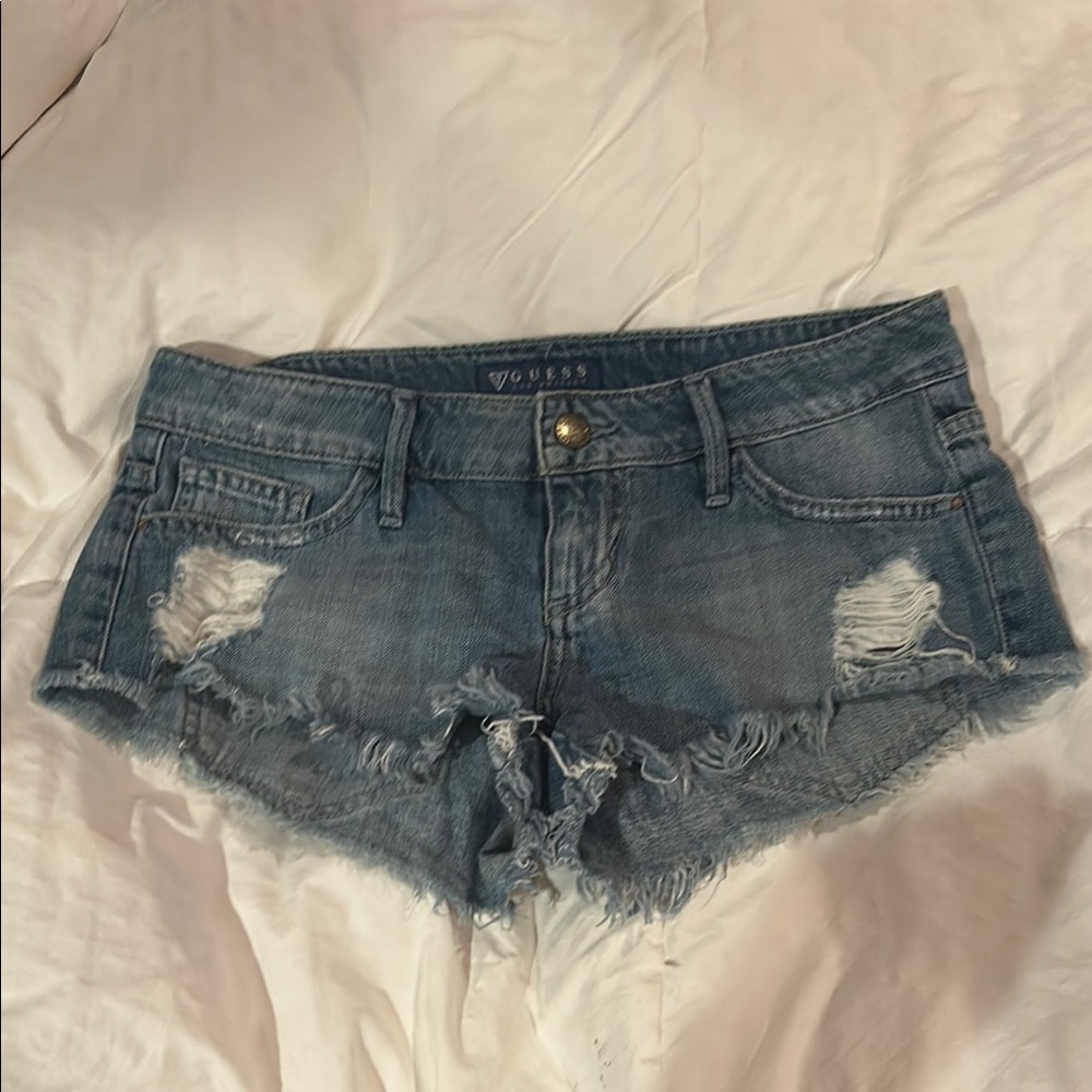 GUESS Women's Blue Denim Shorts